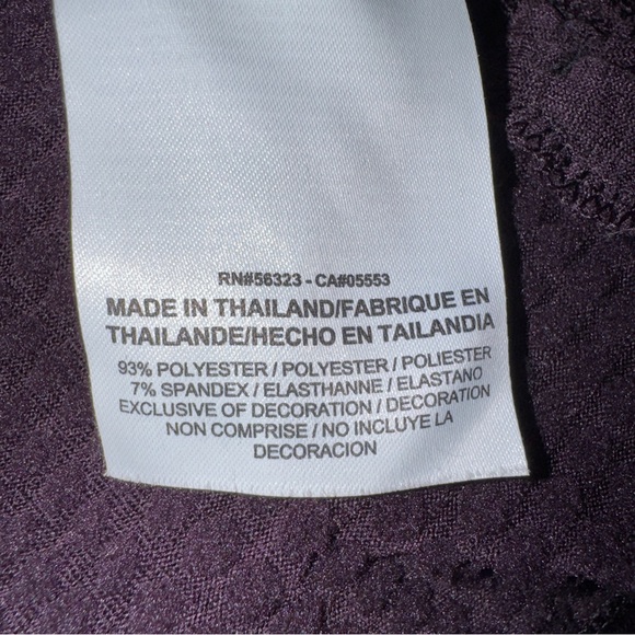 Women’s Nike Pro Dri-fit 1/4 Zip Pullover Long Sleeve Running Shirt Plum Wine Sm - Picture 9 of 9